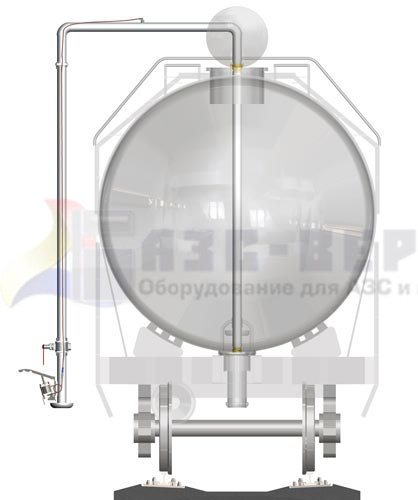 Установка переносная для аварийного слива нефтепродуктов УПВС-80